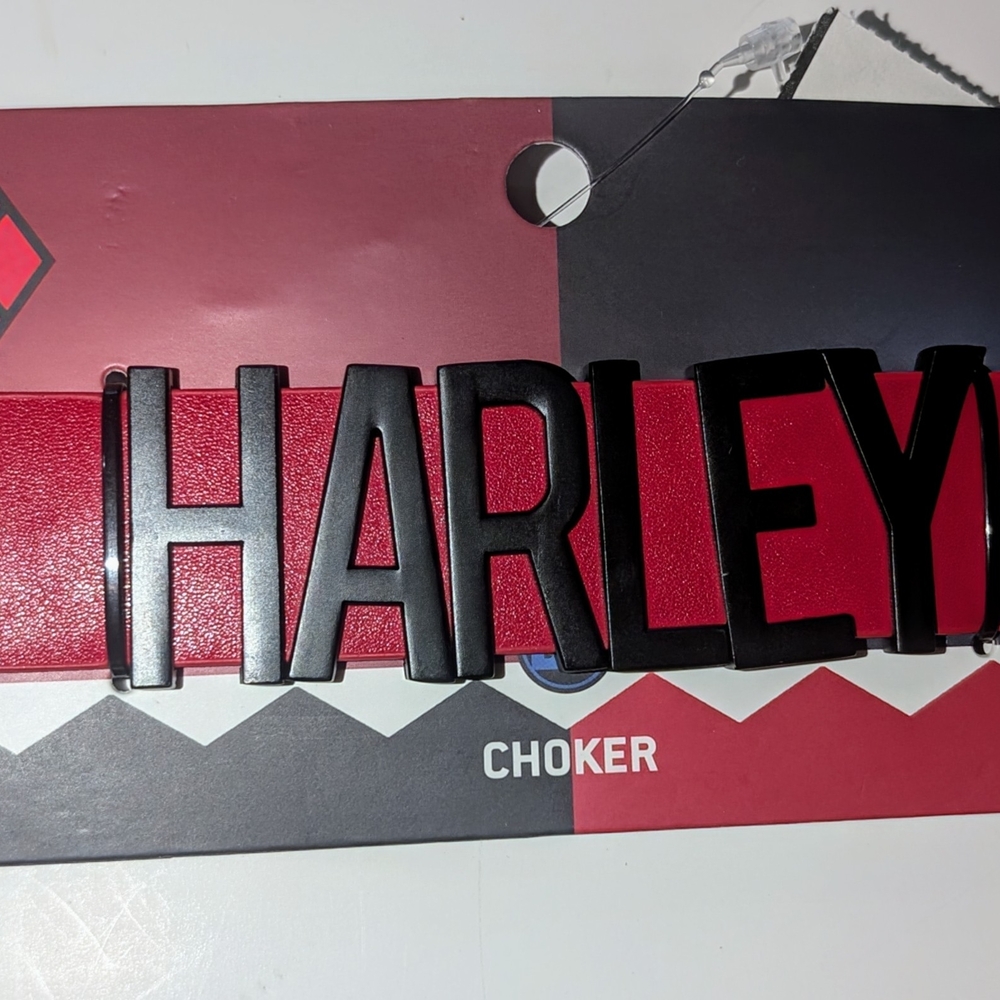 DC Comics Red and Black Choker